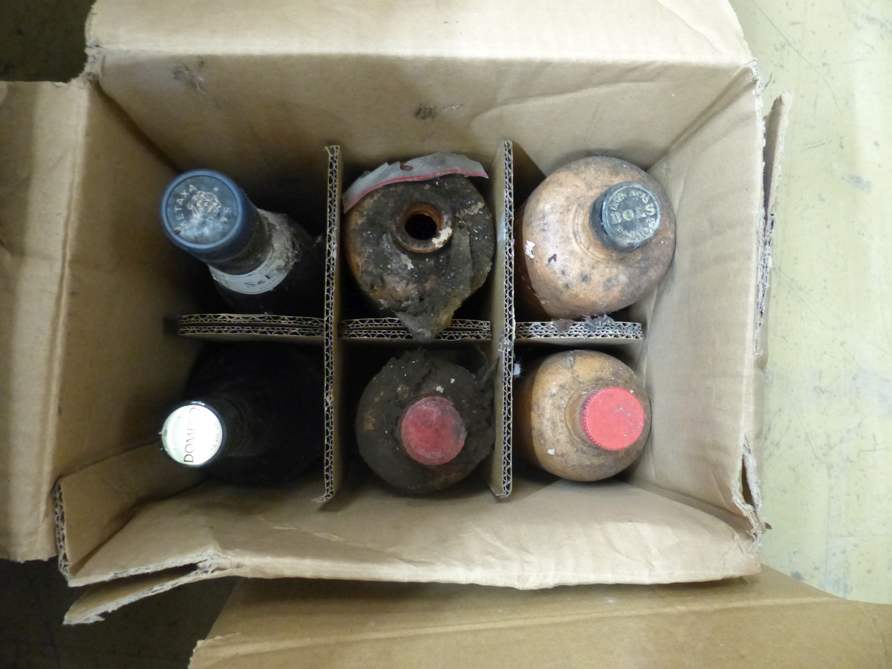 Approximately 74 bottles of assorted wines and spirits including Cahors 1978, Chateau du Cricastin 1979, etc.